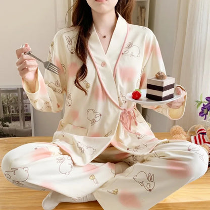 Adjustable Postpartum Menstrual & Nursing Pajamas