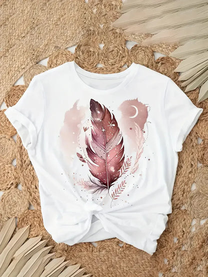 Women’s Star Moon Graphic T-Shirt