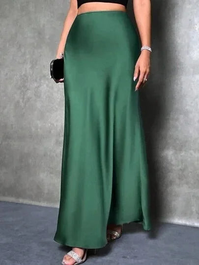 Velvet A-Line Long Winter Dress