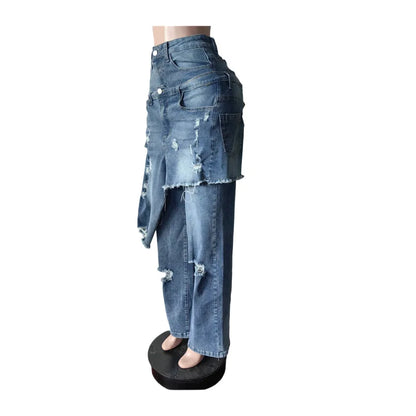 Women’s Vintage Y2K Stretch Denim Pants