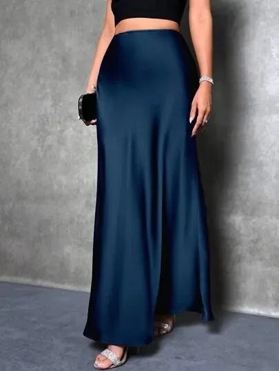 Velvet A-Line Long Winter Dress