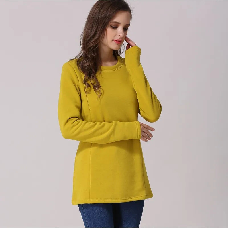 Winter Fleece Nursing Hoodie
