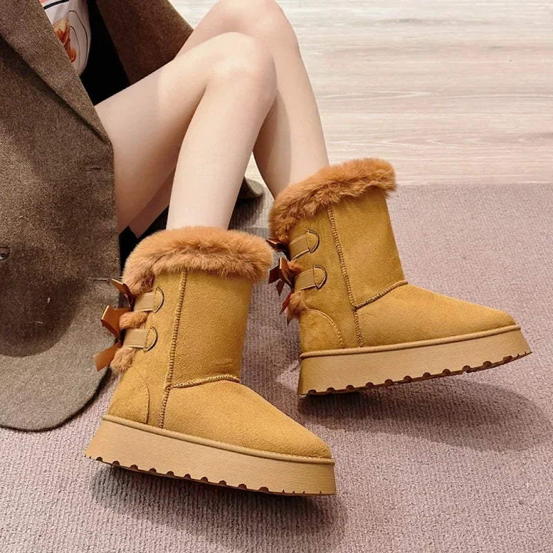 Women’s Winter Plush Platform Boots