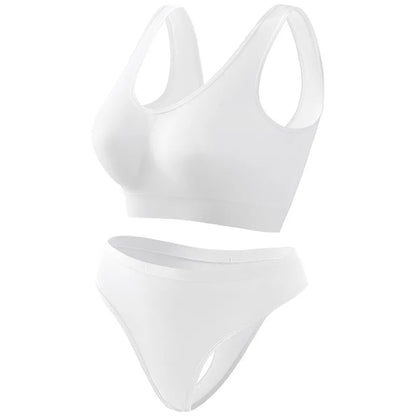 Seamless Wireless Bra & Thong Set