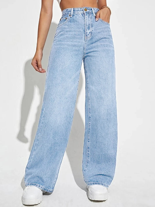 Women’s High Waist Wide Leg Jeans