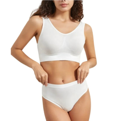 Seamless Wireless Bra & Thong Set