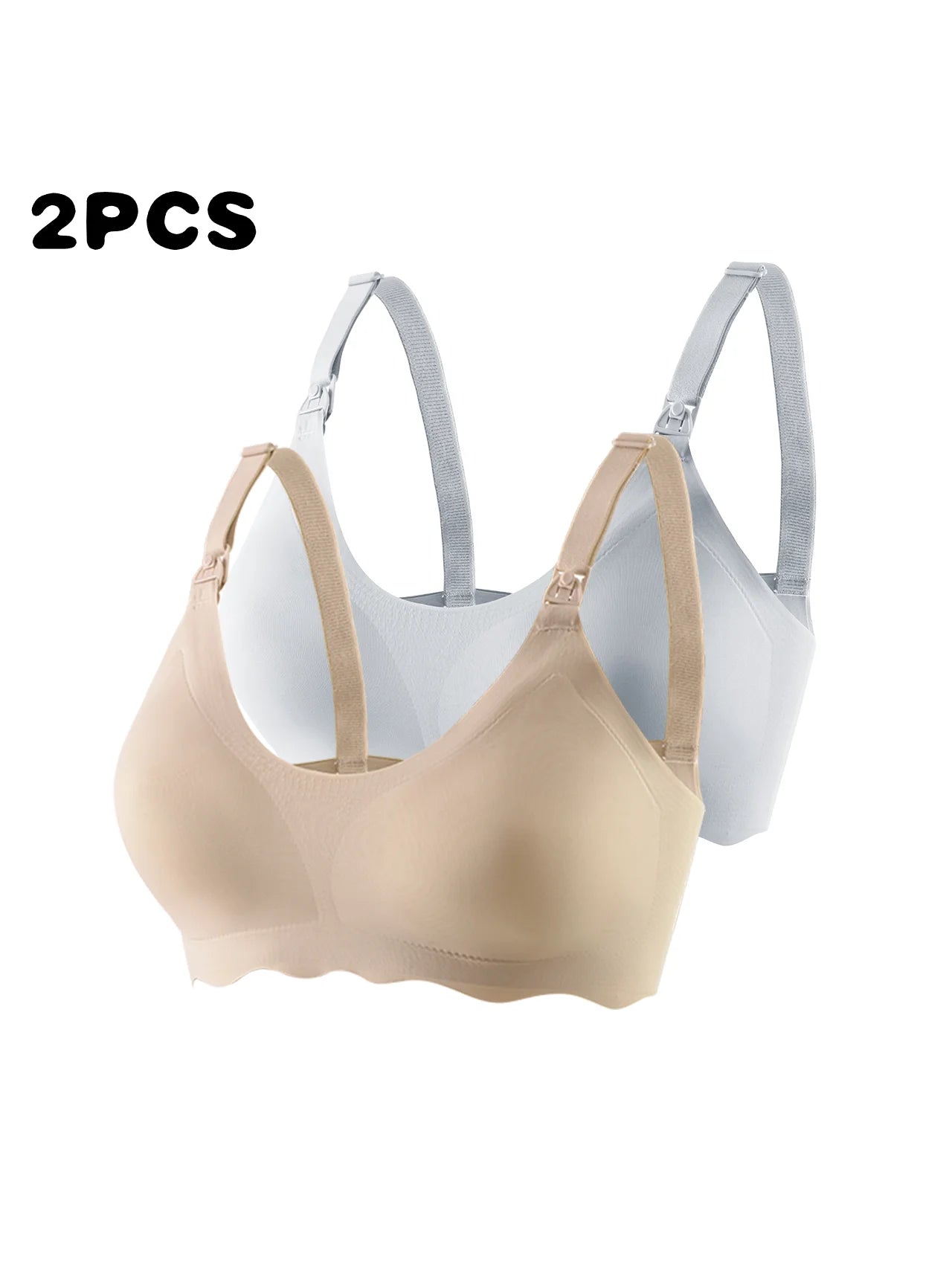 2PCS Ultra-Thin Breathable Nursing Bras