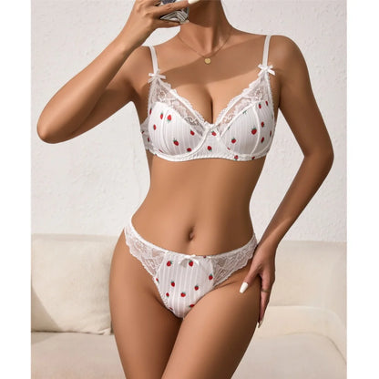 Krasapt Romantic Lace Lingerie Set