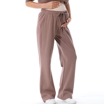 New Adjustable Waist Maternity Straight Pants