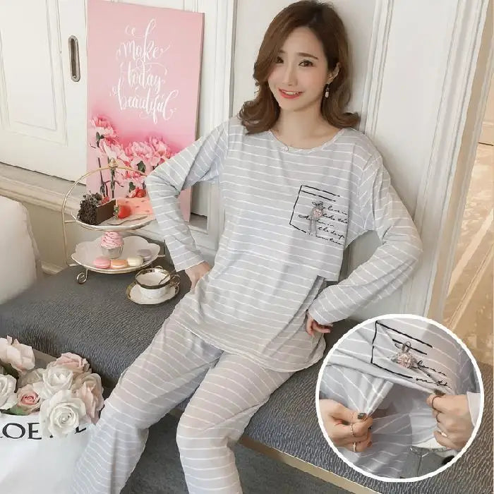 Casual Maternity Nursing Pajama