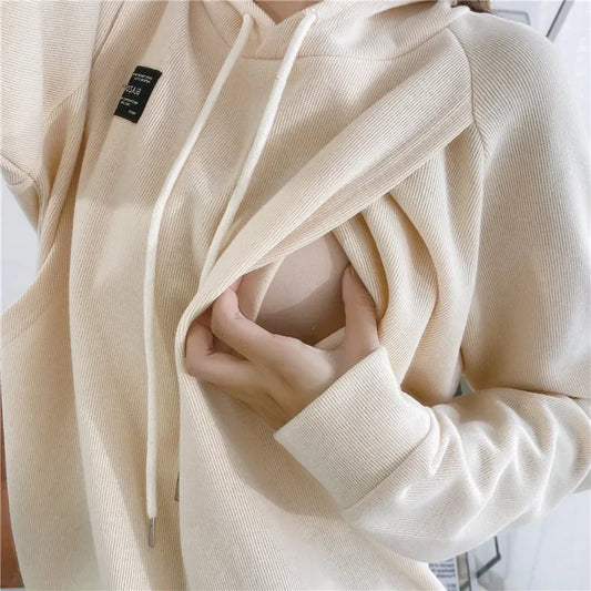 Maternity Nursing Hoodie Sweater