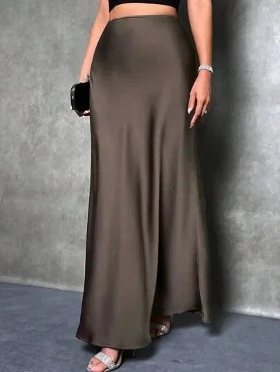 Velvet A-Line Long Winter Dress
