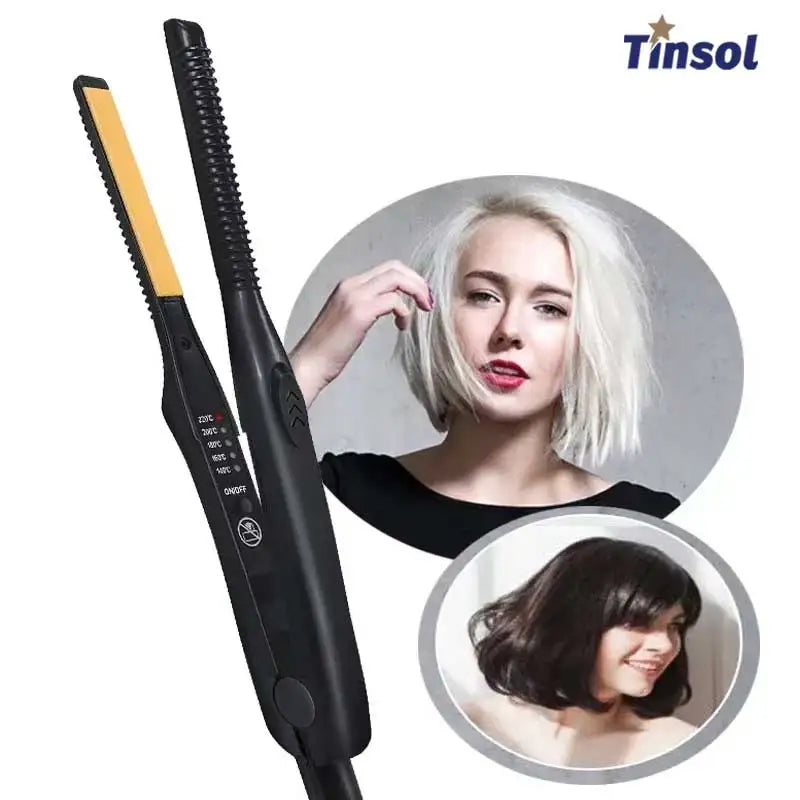 2-in-1 Mini Ceramic Hair & Beard Straightener