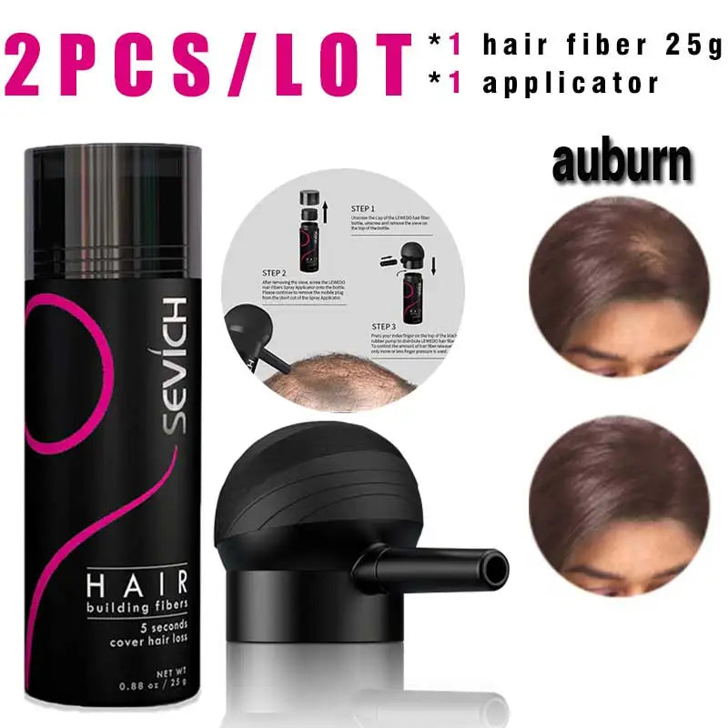 Hair Building Fiber & Applicator Set