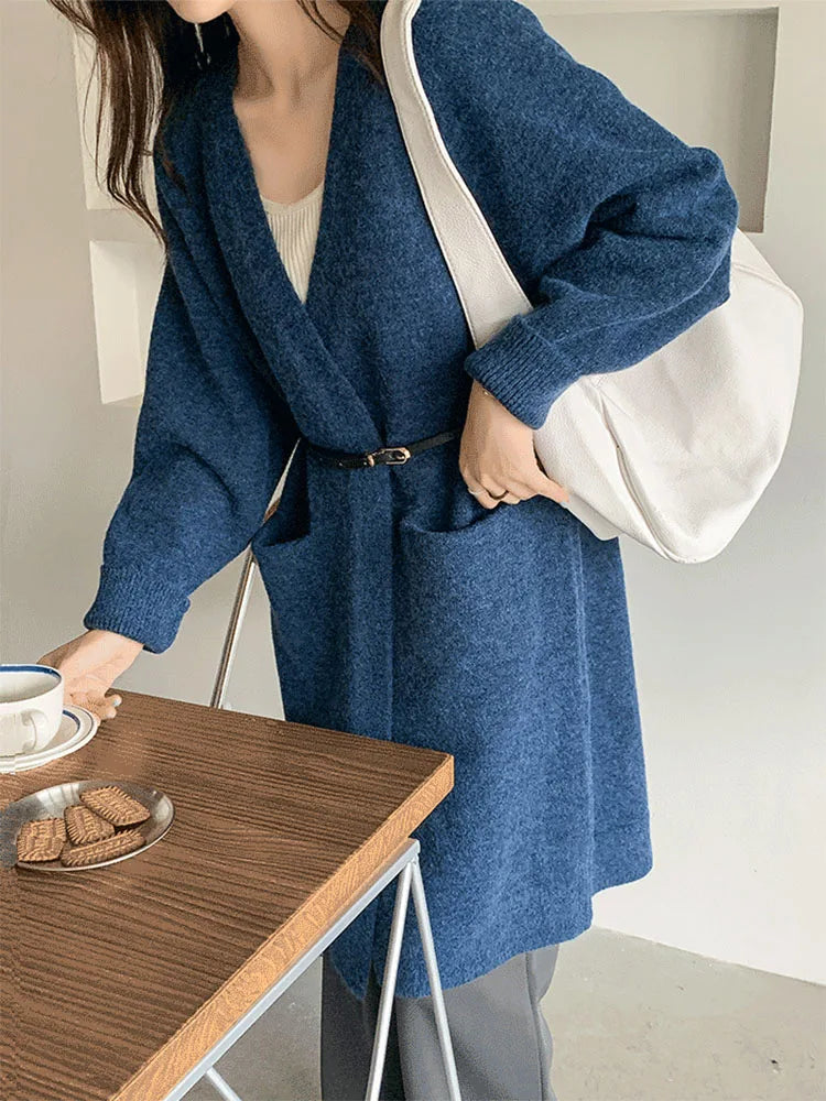 Women’s Warm V-Neck Sweater Cardigan