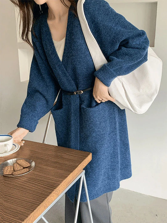 Women’s Warm V-Neck Sweater Cardigan
