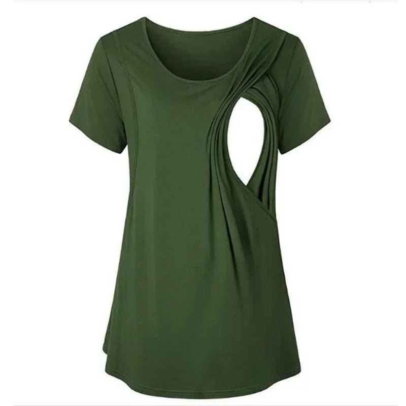 Summer Casual Nursing Tee