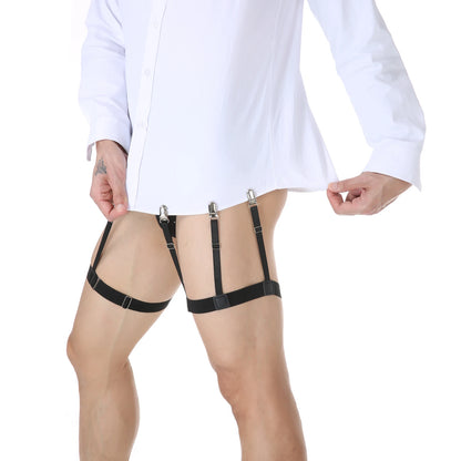 Men's Elastic Shirts Holder Strap