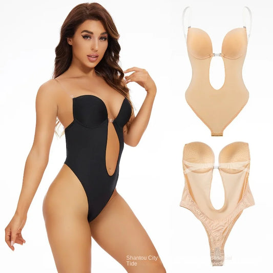 Backless Invisible Strap Shapewear Set