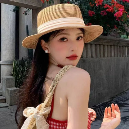 Women’s Wide Brim Straw Sun Hat