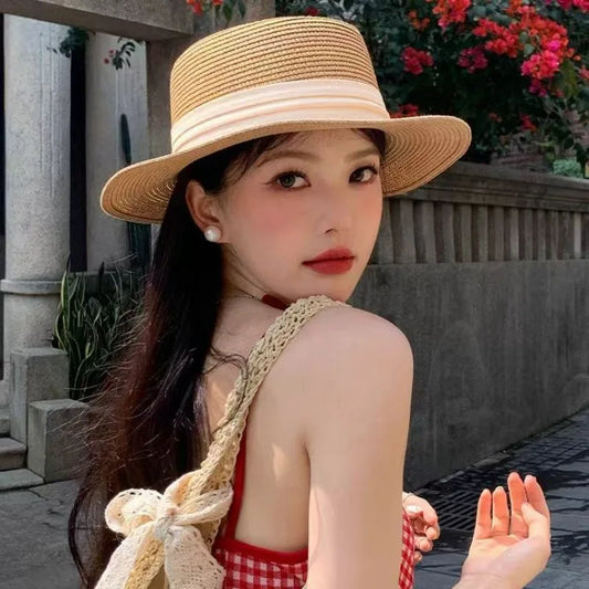 Women’s Wide Brim Straw Sun Hat