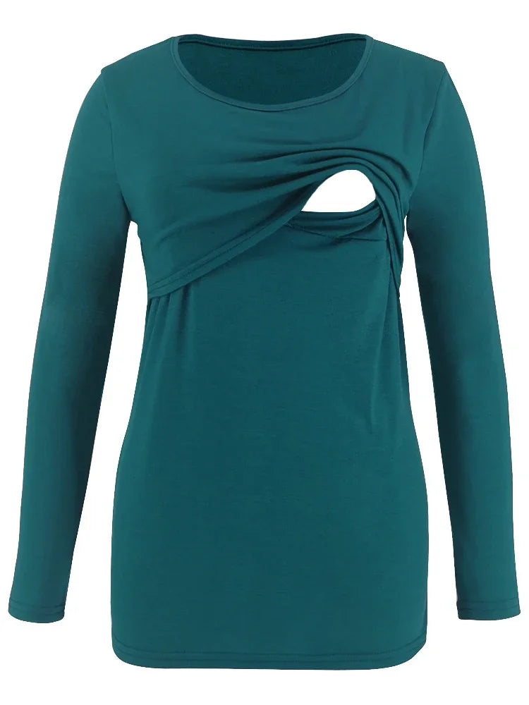 Long Sleeve Breastfeeding Tee