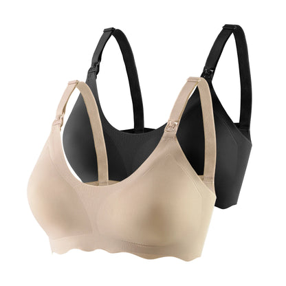 2PCS Ultra-Thin Breathable Nursing Bras