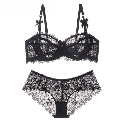 Sheer French Lace Lingerie Set