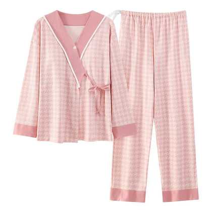 Nursing Pajamas with Chest Cushion