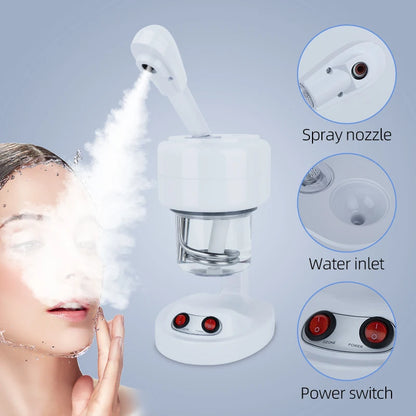 Portable Facial Steamer with Warm Mist