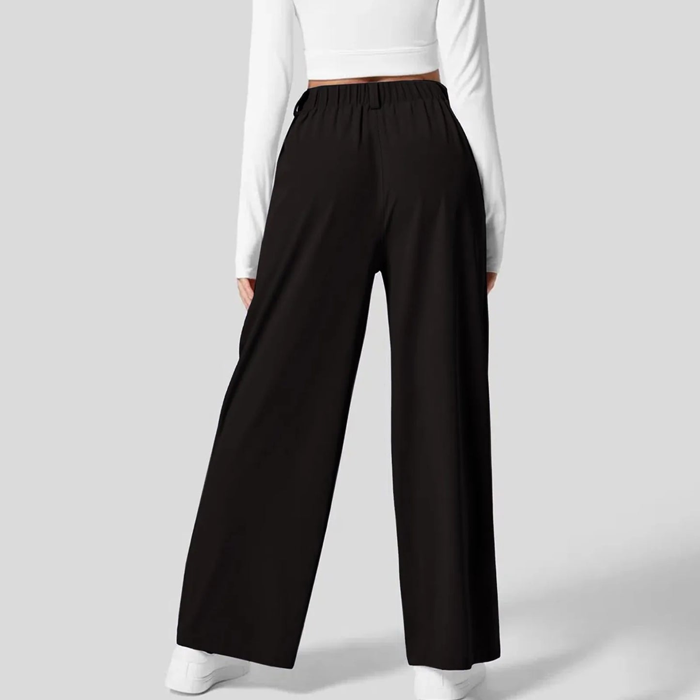 Casual High Waisted Dress Palazzo Pants