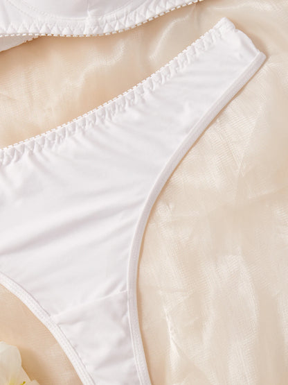 Smooth Thin Solid Color Nightwear Set
