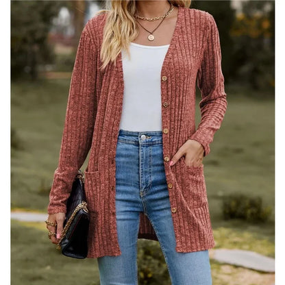 Ladies Casual Extensions Cardigan Jacket Coat