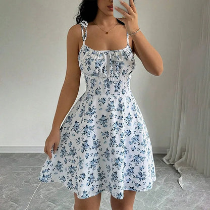 Floral Spaghetti Strap Sundress 2025
