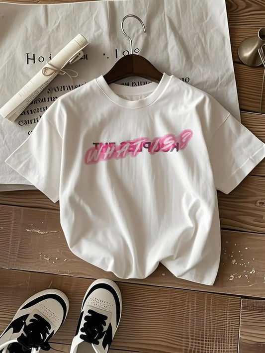 Women’s Casual Letter Print T-Shirt