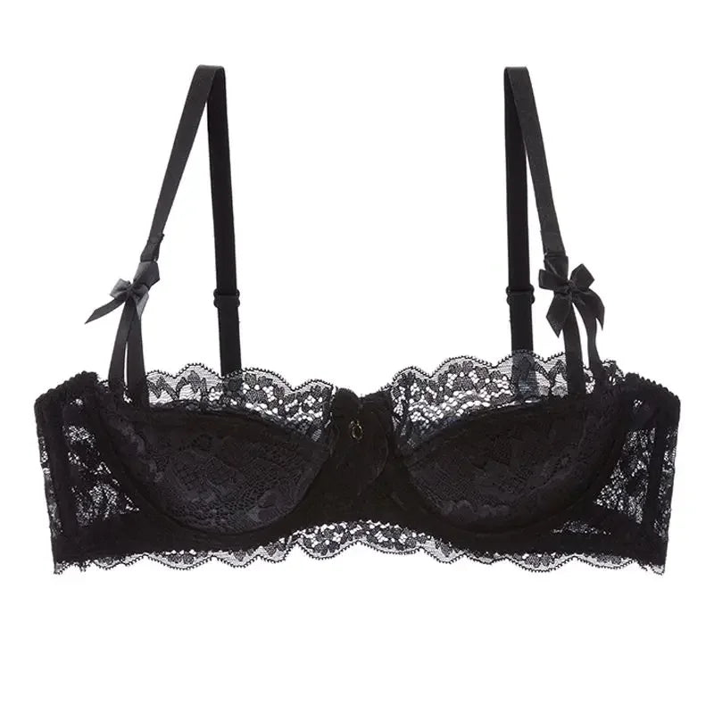 Rabbit Ear AB Cup French Lace Bra Set