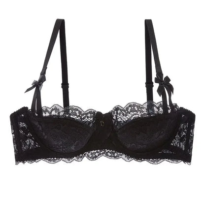 Rabbit Ear AB Cup French Lace Bra Set