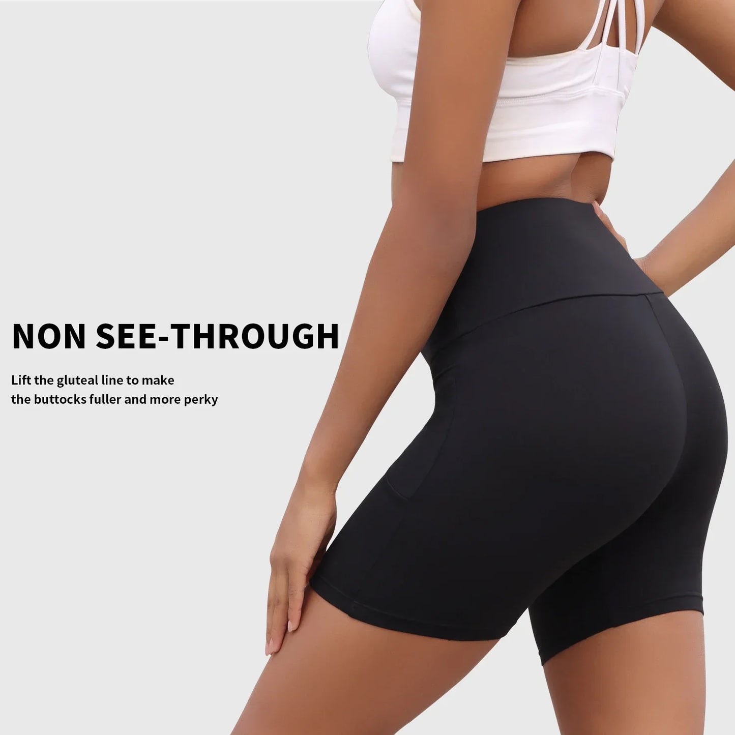 High Waisted Biker Shorts For Women