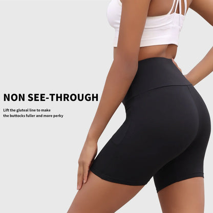 High Waisted Biker Shorts For Women
