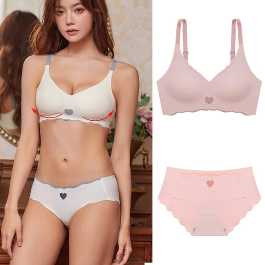 Sexy Backless Seamless Bra & Panty Set