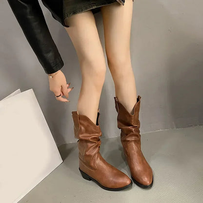 Women’s Winter Waterproof Leather Boots