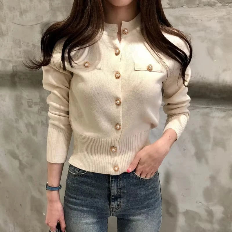 2025 Autumn Long Sleeve Fashion Women Cardigans
