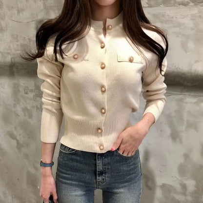 2025 Autumn Long Sleeve Fashion Women Cardigans