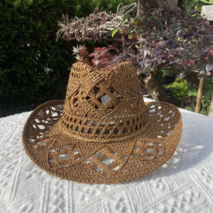 Straw Hat for Women Men Summer Handmade