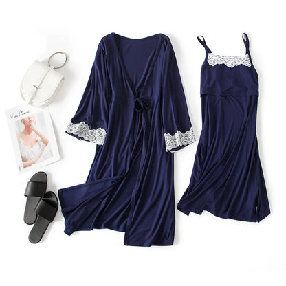 2PCS Maternity Nursing Pajama Set