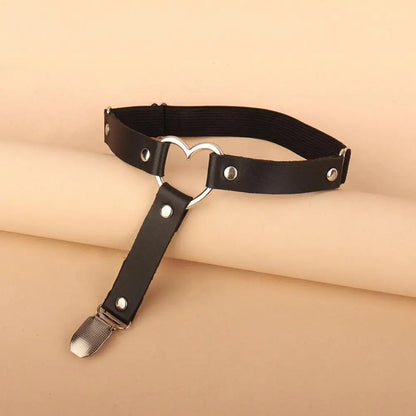 Sexy Heart Thigh Chain Garter Belt