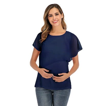 Sleeveless Wrap Nursing Top