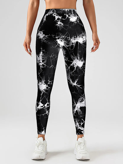 Tie-Dye Scrunch Butt Yoga Leggings