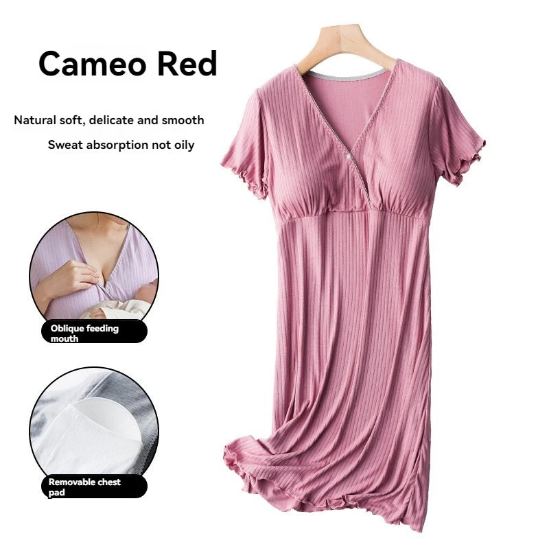 Maternity Nursing Sleep Dress
