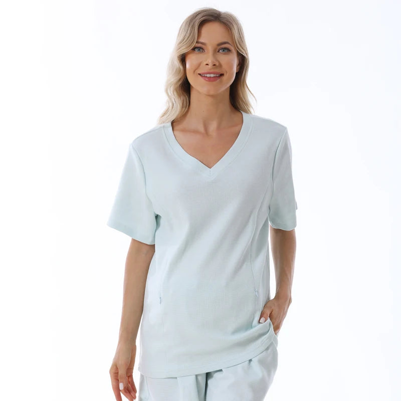 Plus Size Summer Maternity Breastfeeding Set